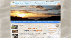 Desktop Screenshot of cabanasonthebeach.co.za